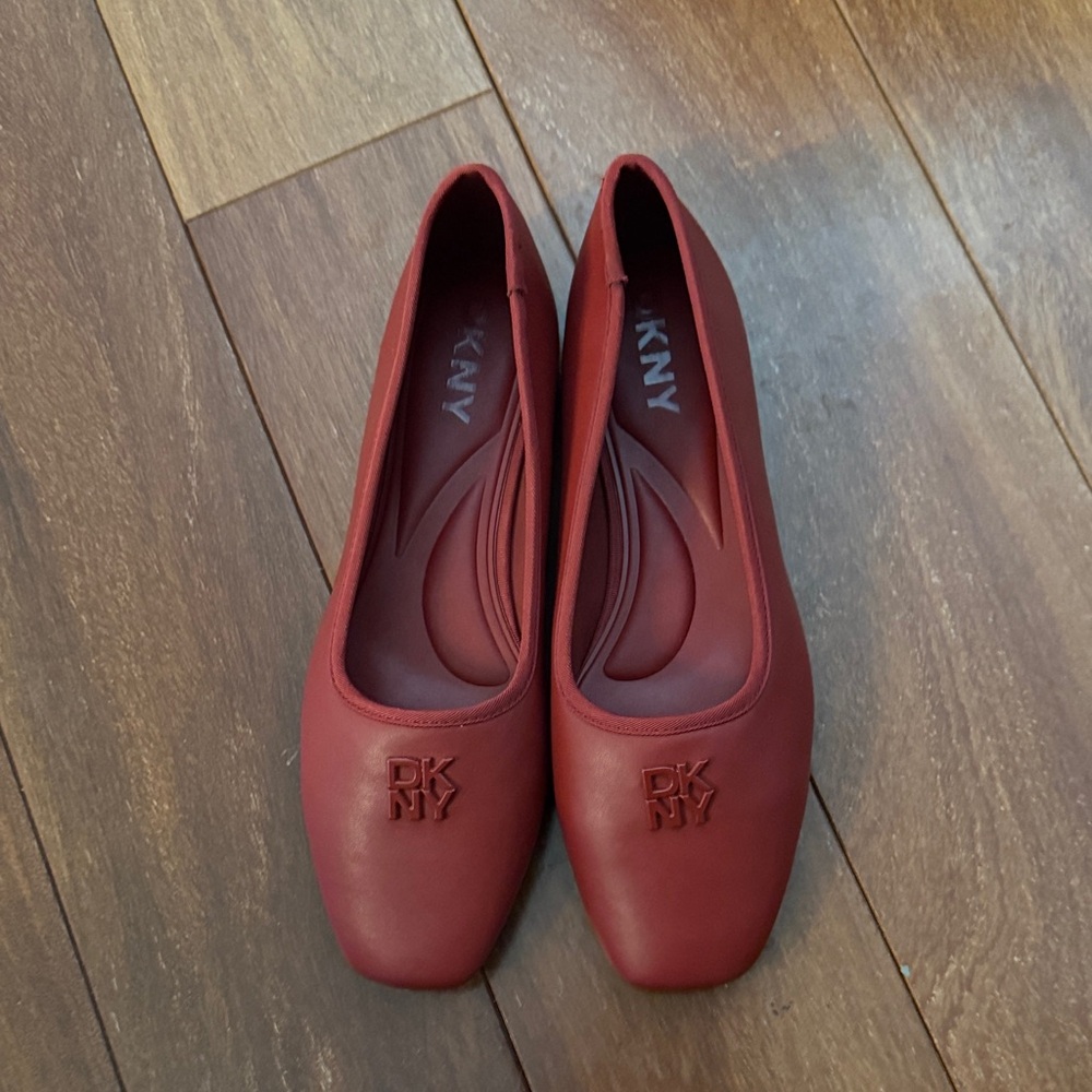 DKNY Women's Deep Red Loafers
